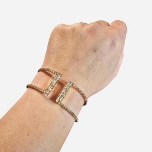 LOFT Gold-Tone Geometric Bracelet